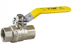 Кран шаровый для газа TIM 1" ВВ рычаг DE114T 181369