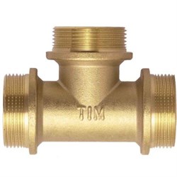 Тройник латунный ДУ25 НР TIM TM444 261302 - фото 18969