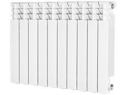 Алюминиевый радиатор RADENA R500/85, 9 секций - фото 35405