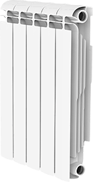 Алюминиевый радиатор ТЕПЛОПРИБОР АР1-350, 5 секций - фото 36613