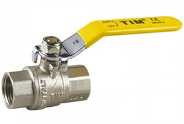 Кран шаровый для газа TIM 1" ВВ рычаг DE114T 181369