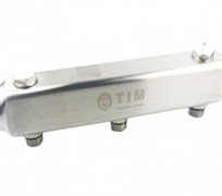 Коллектор для отопления (нержавеющая сталь) TIM 1х1/2 - 3 выхода MS0310-03