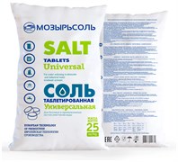 Соль таблетированная МОЗЫРЬСОЛЬ, 25 кг