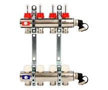 Коллекторная группа UNI-FITT, 3 выхода 1 х 3/4 х 3 (латунь, расходомеры) 440I4303 212301