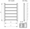Полотенцесушитель водяной Классика 600х600 ПСБ-08-12 250086