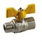 Кран шаровый газовый TIM 1" ВН бабочка DE124H 181366