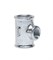 Тройник переходной оцинкованный ДУ 100х80 ВР GEBO PLATINUM 130-59V - фото 37343